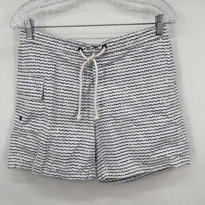 J.Crew Men’s “The Original Shortboard” Swim Trunks Size 29 Blue Wave Print